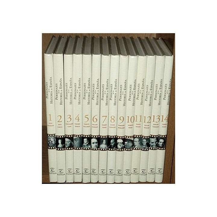 Personajes de la historia de España. 14 Volúmenes. Obra Completa.